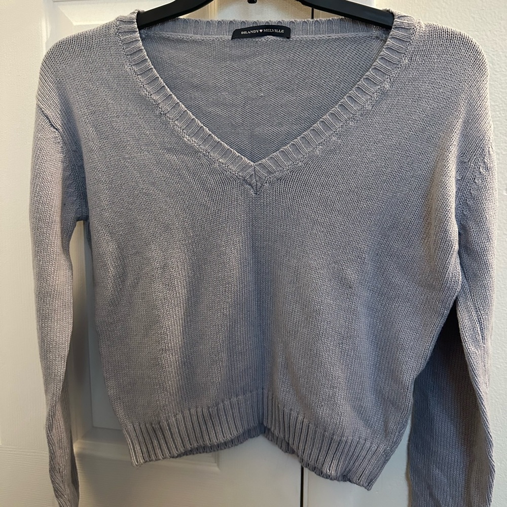 Brandy Melville Leigh Grey Sweater